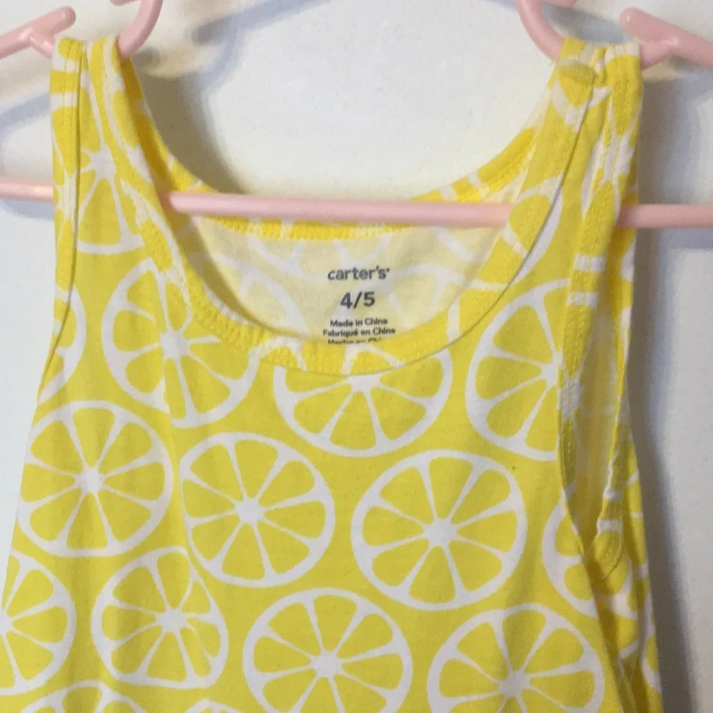 Carter’s 4/5 yellow lemon sun dress